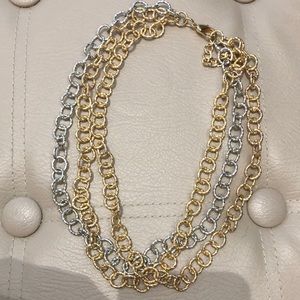 Gold and Silver Necklace